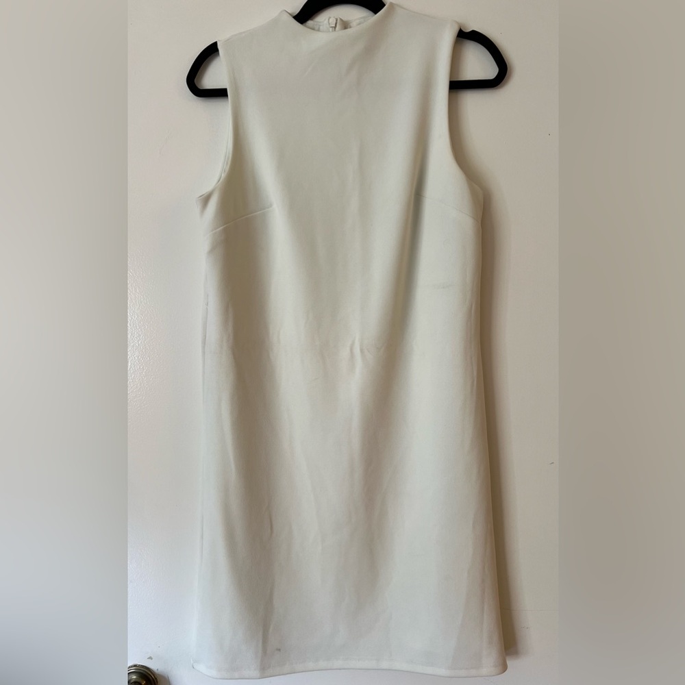 White Straight fit dress